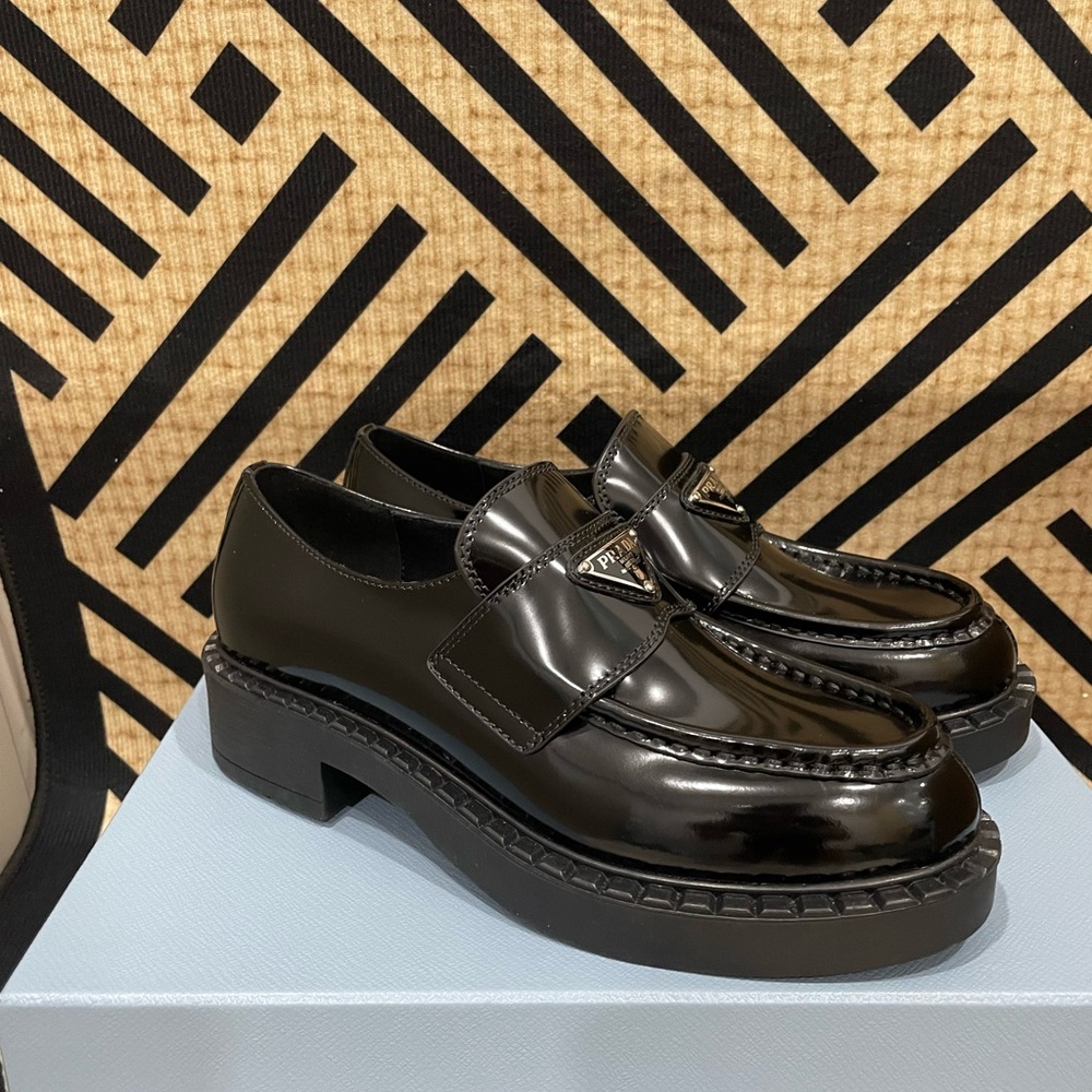 Prada Women's Black Loafers